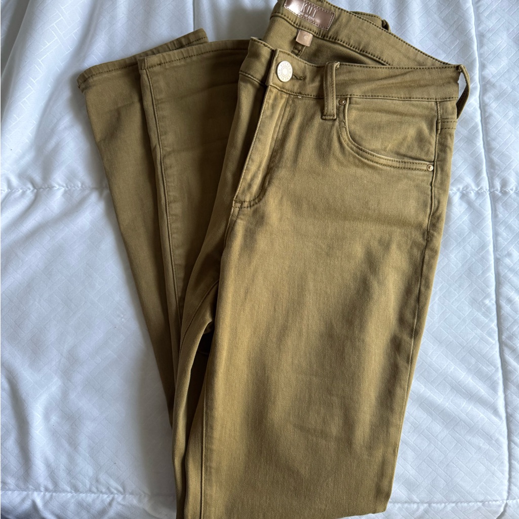 Kut From The Kloth Women's Boyfriend Jeans In Olive